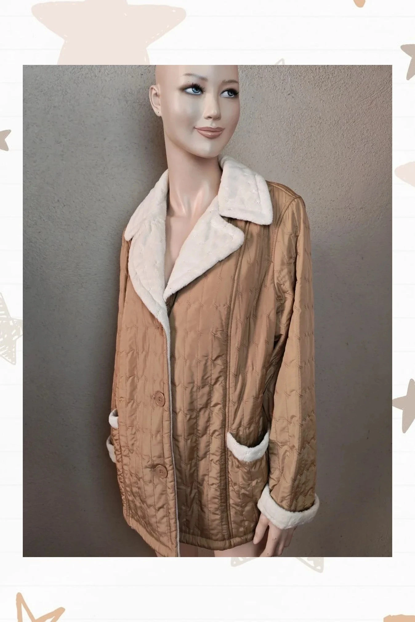 Chaqueta abrigada Mafecco con forro de borreguito